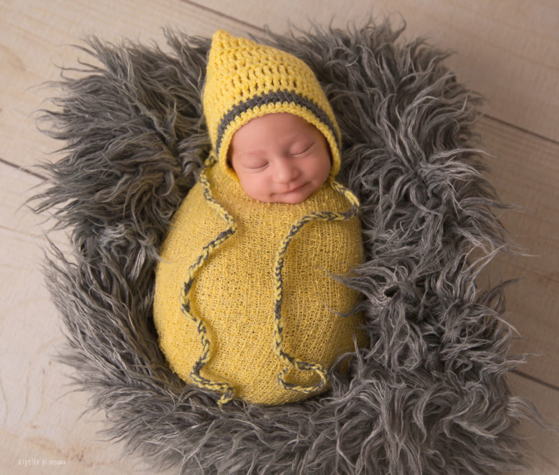 10 dniowa Marysia sesja noworodkowa z Warszawy