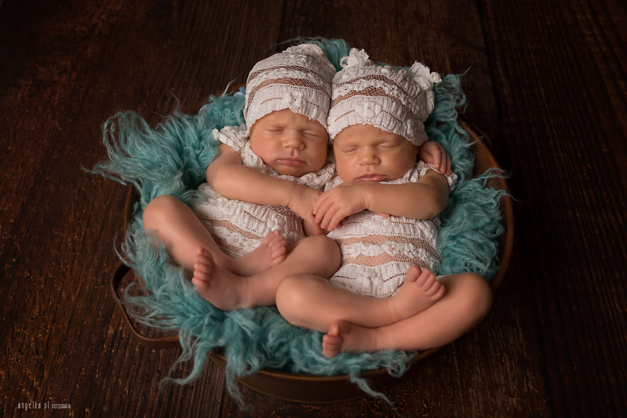 bliźniaki sesja noworodków